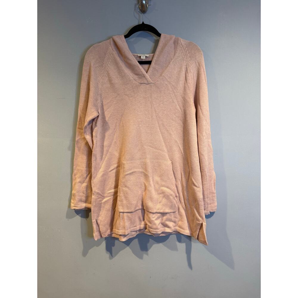 Pure Jill Hooded Knit Sweater